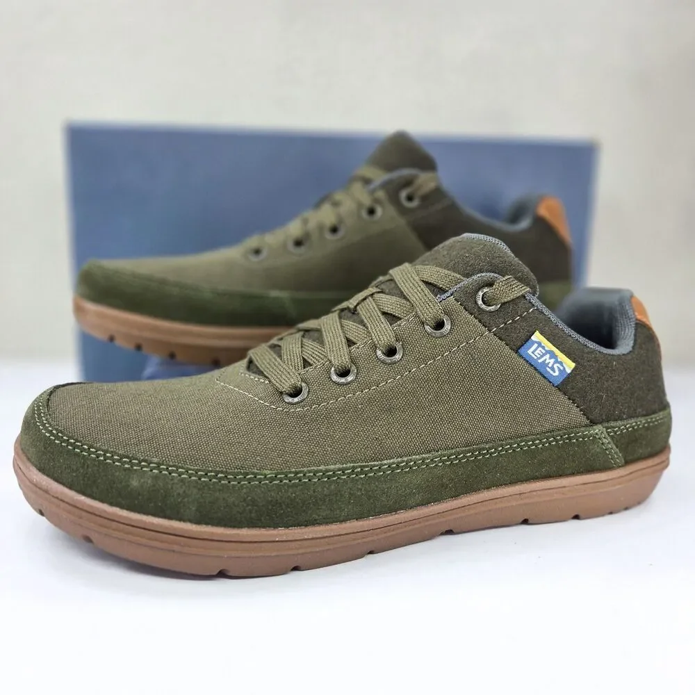 Lems Chillum Spruce Olive Green Minimalist Shoes Men’s 8 Women's 9.5 302-080M